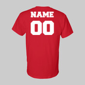 PCAA T-shirt w/ Name and Number